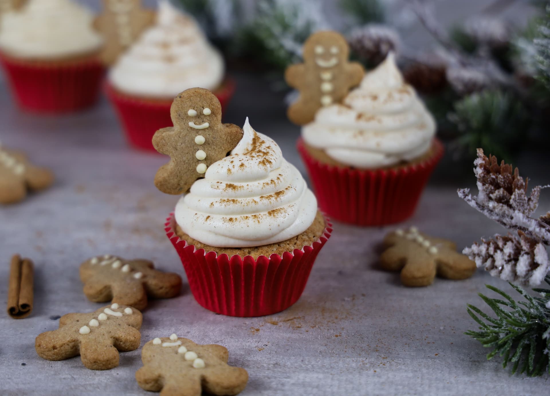 Gingerbread cupcakes – Sweet & Bitter