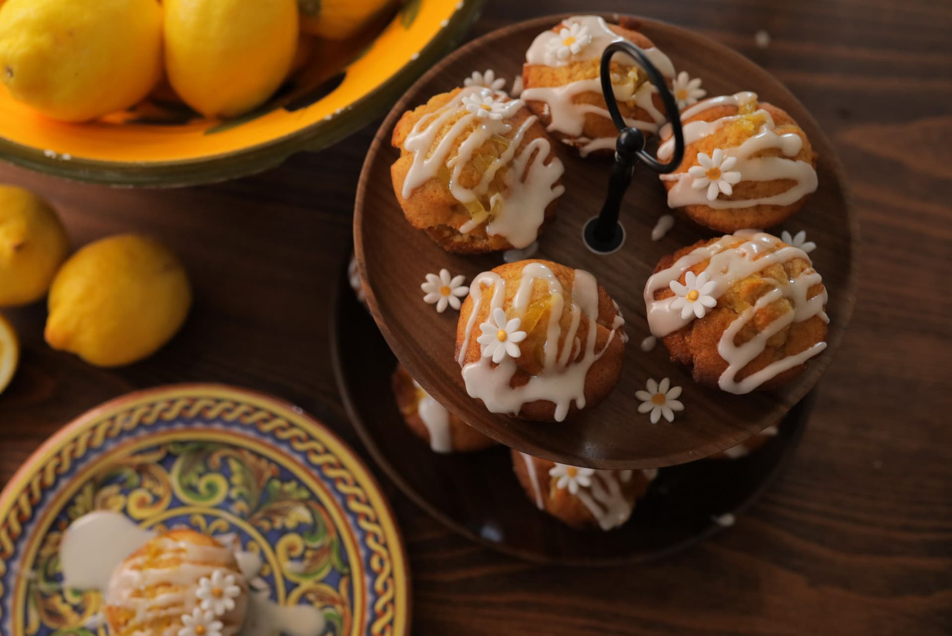 Cupcakes με λεμόνι και μέλι – Sweet & Bitter