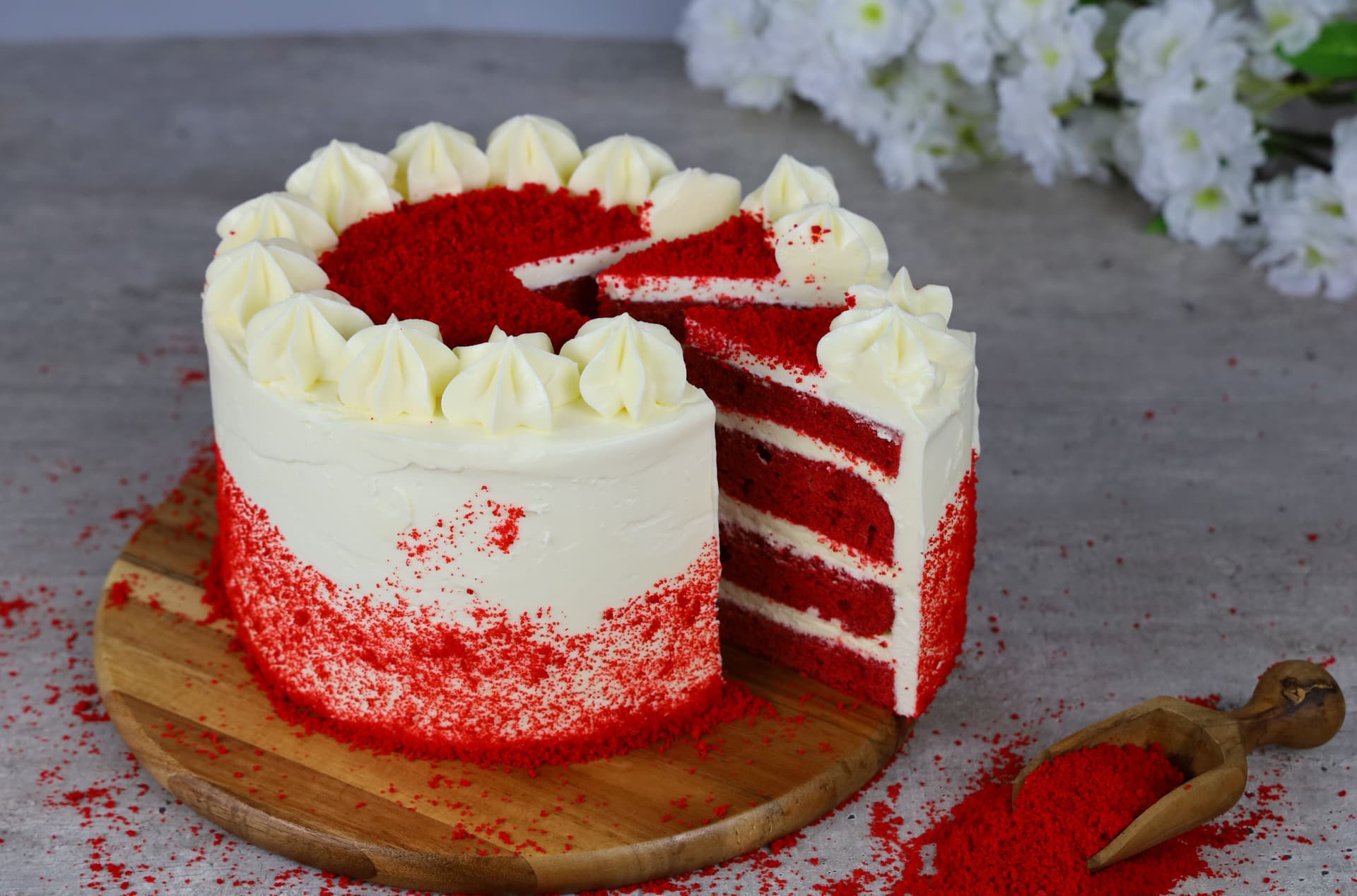 Red velvet τούρτα – Sweet & Bitter