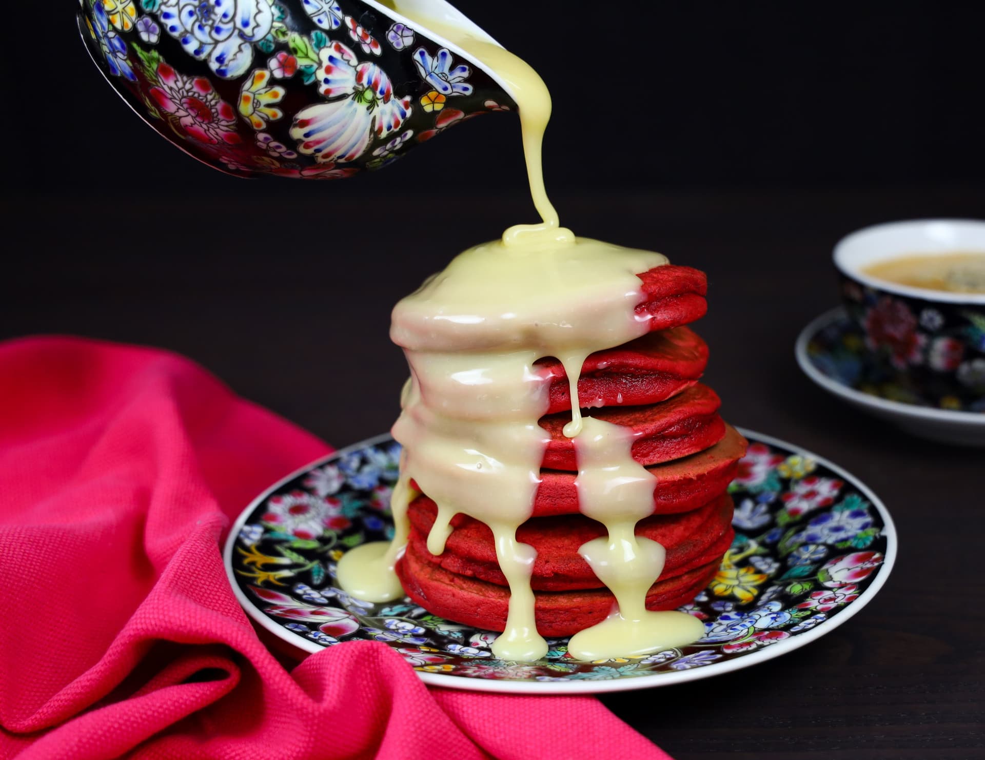 Red velvet pancakes – φωτογραφία 2