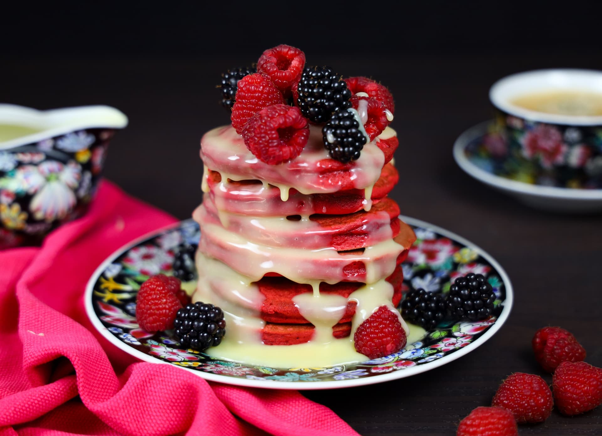 Red velvet pancakes – Sweet & Bitter