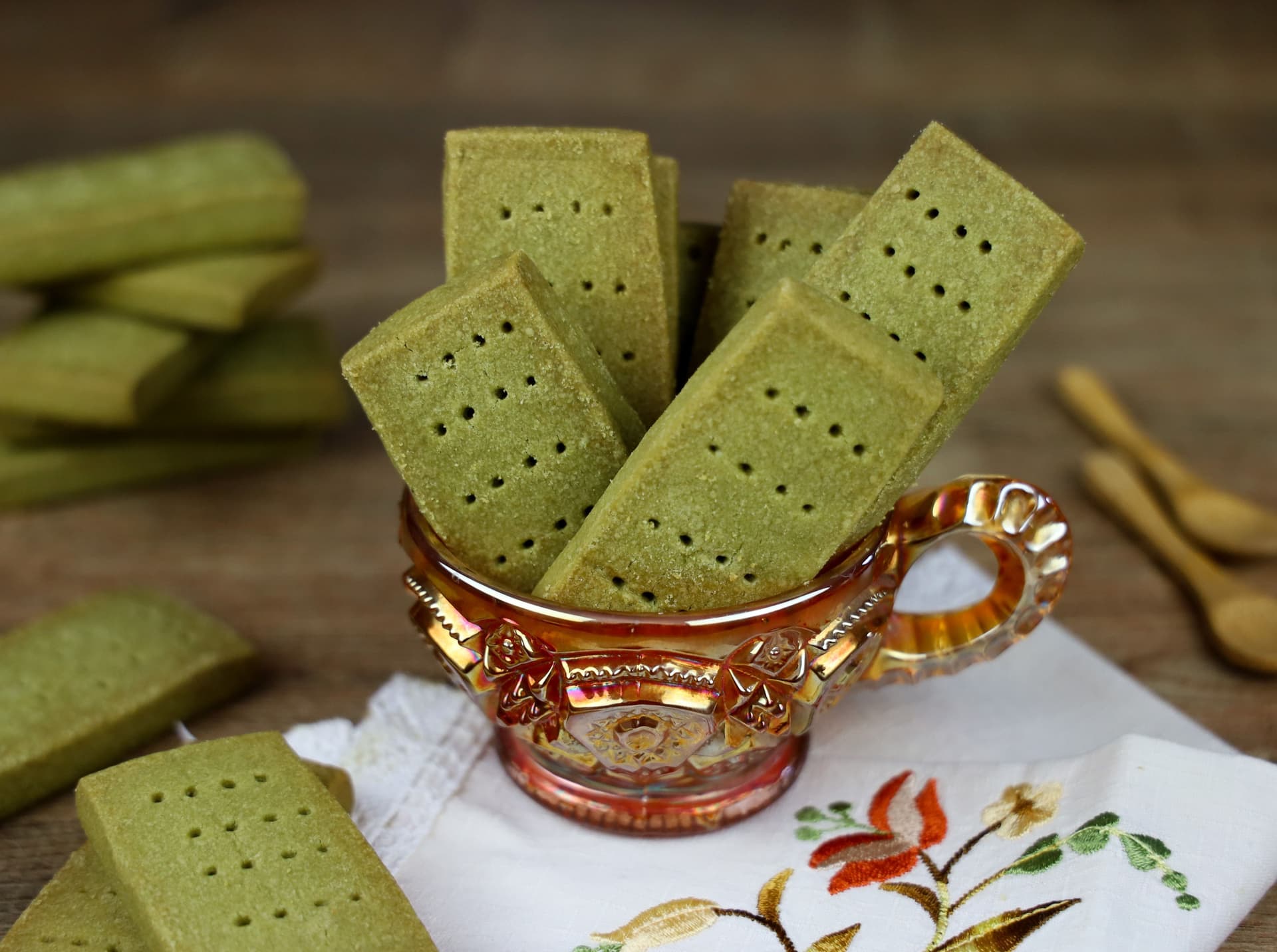 Shortbread με τσάι matcha  – φωτογραφία 1