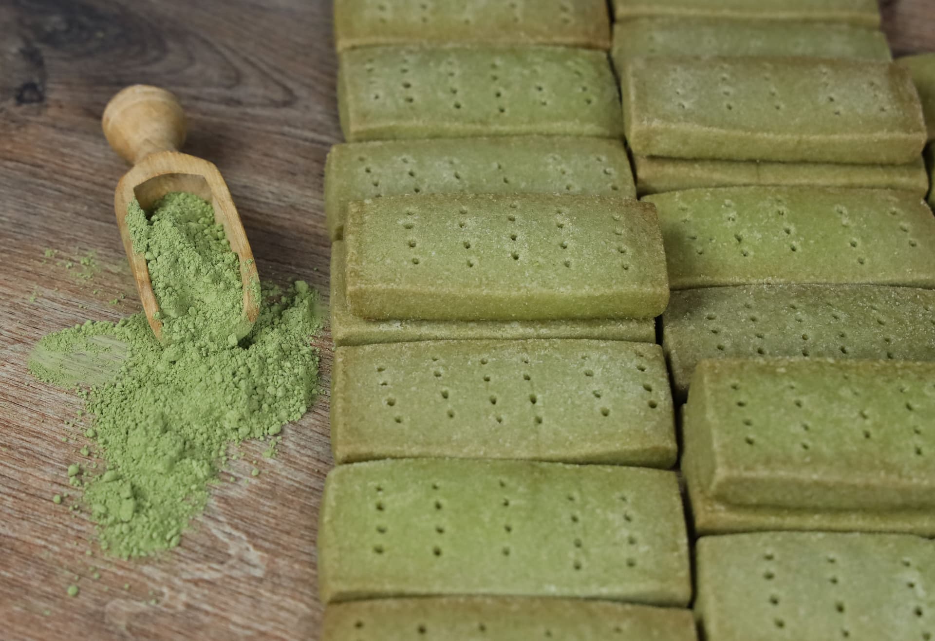 Shortbread με τσάι matcha  – Sweet & Bitter