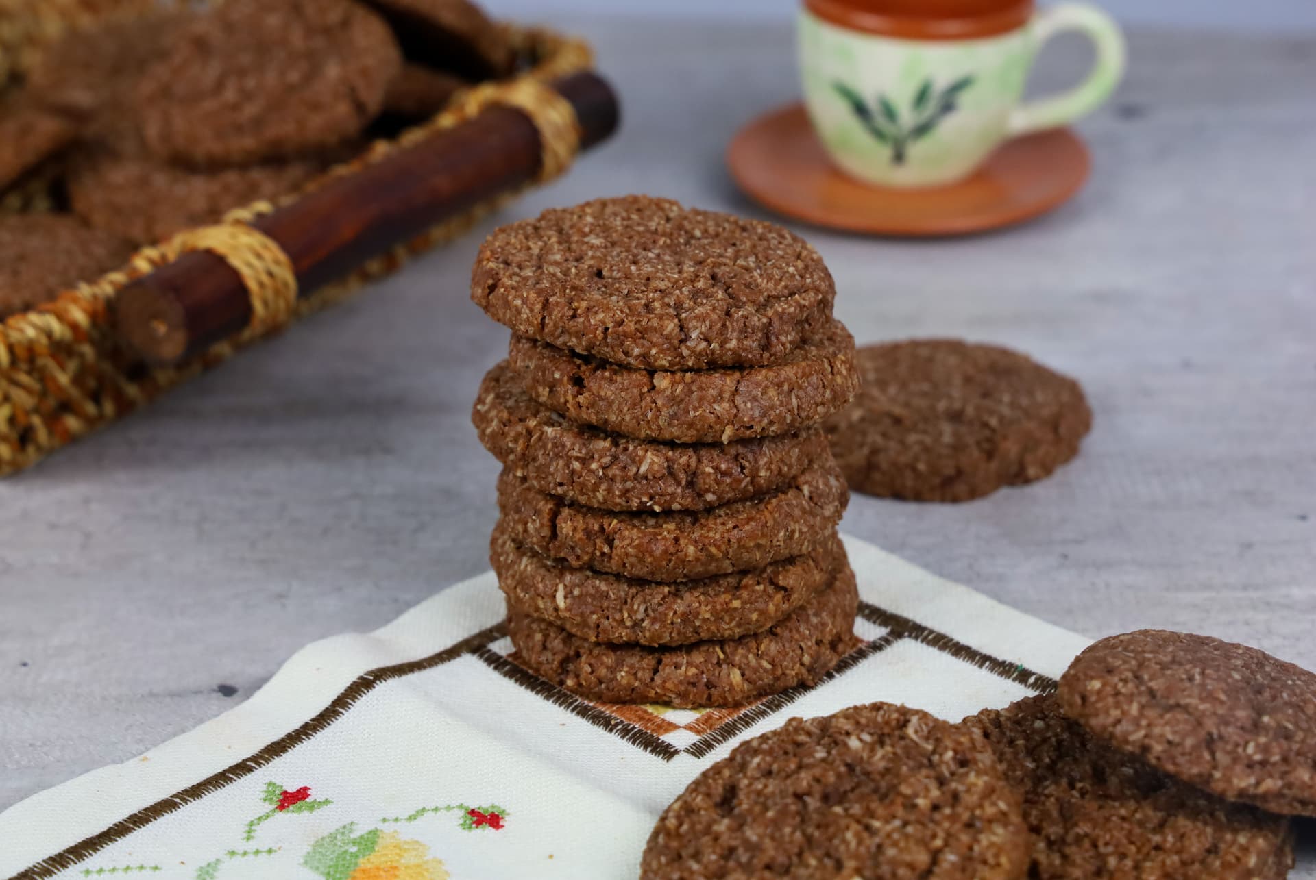 Vegan μπισκότα με κακάο και καρύδα – Sweet & Bitter