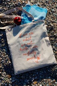 Εναλλακτική φωτογραφία 60 του προϊόντος 'Βαμβακερή τσάντα για τα ψώνια "awfully sweet"