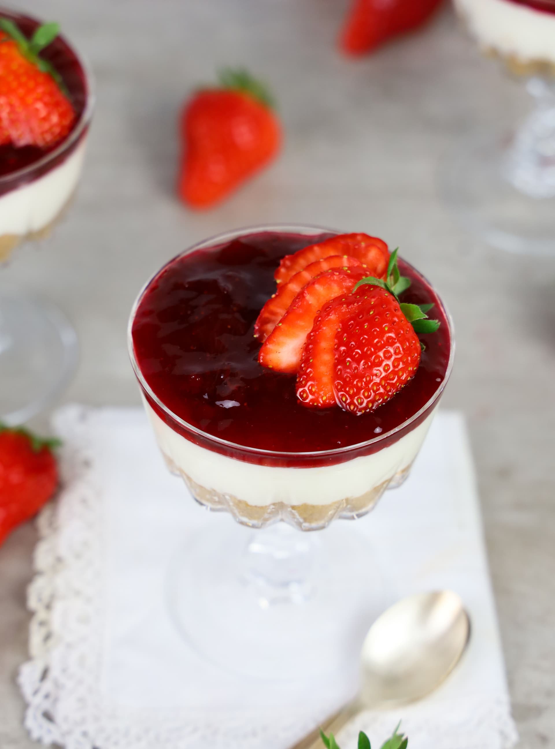 Γρήγορο cheesecake σε ποτήρι – φωτογραφία 1