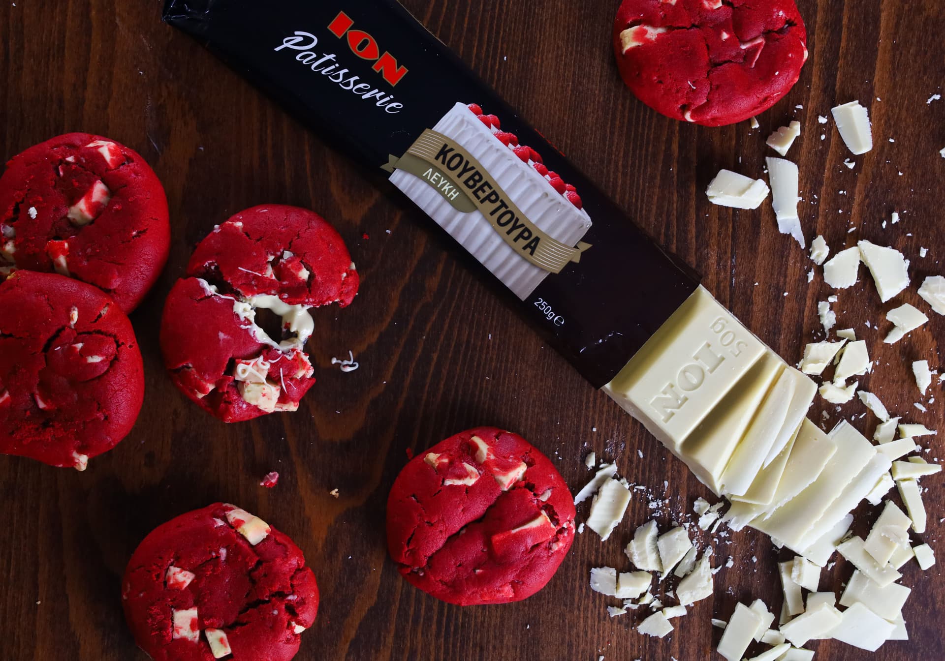 Red velvet cookies – φωτογραφία 2