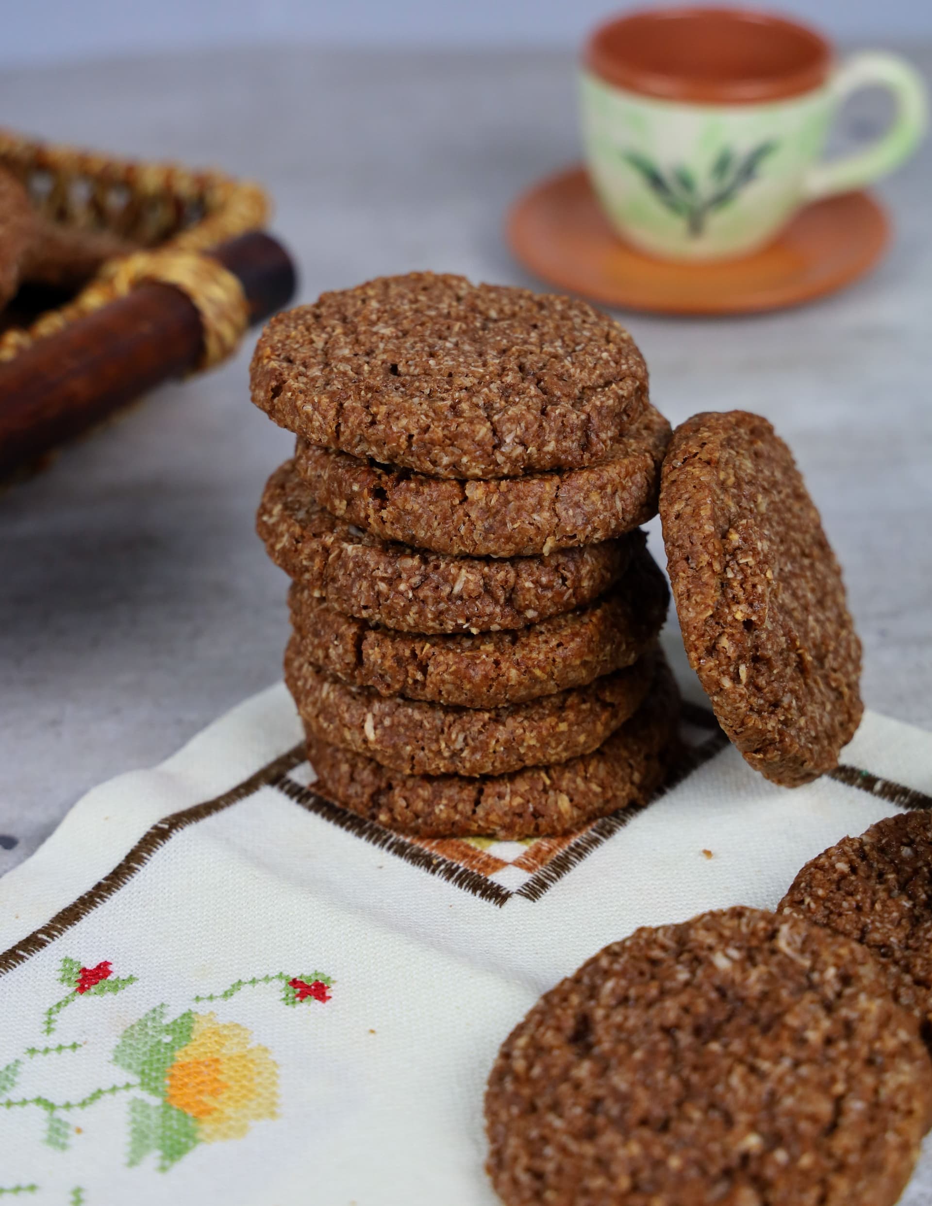 Vegan μπισκότα με κακάο και καρύδα – φωτογραφία 1