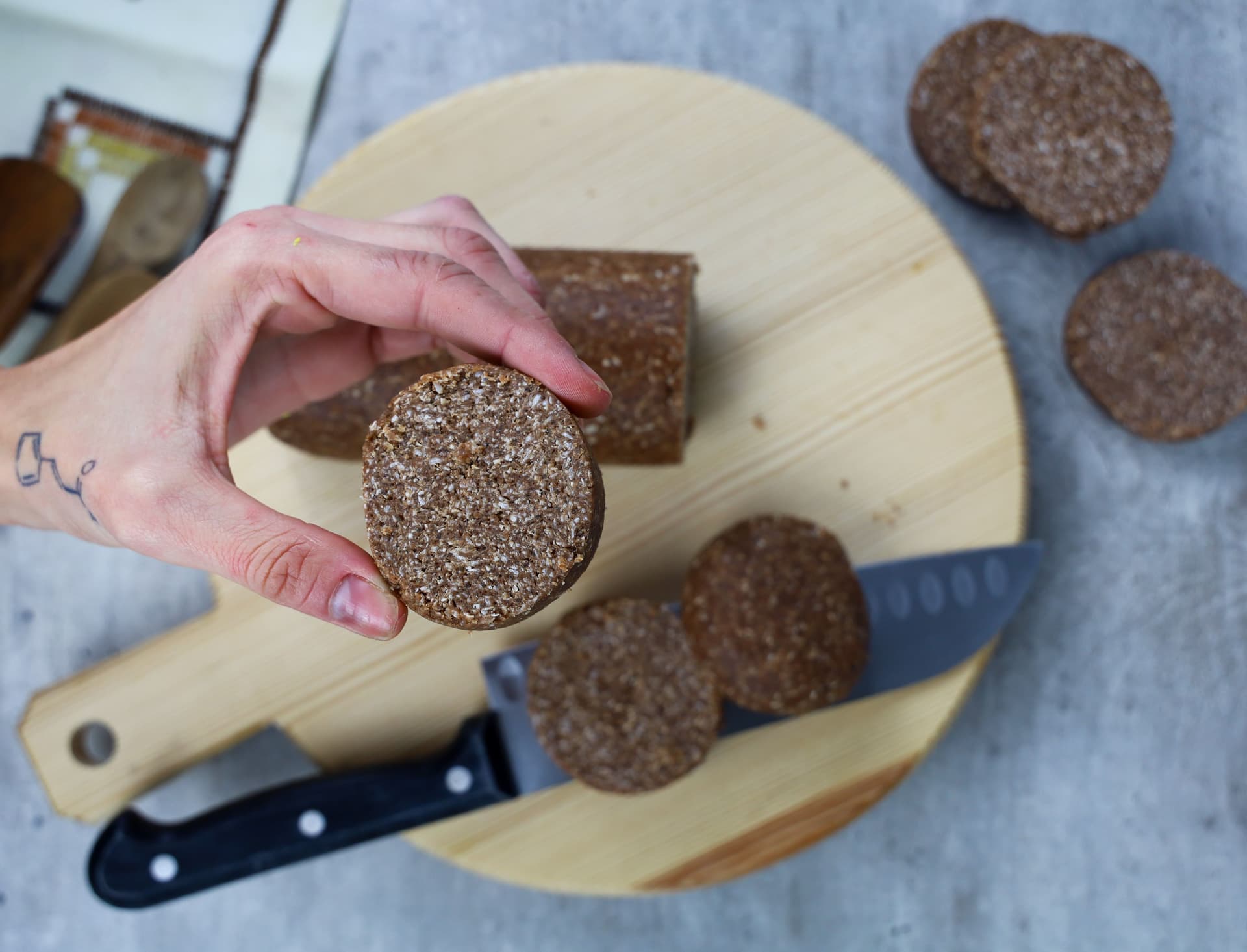 Vegan μπισκότα με κακάο και καρύδα – φωτογραφία 2