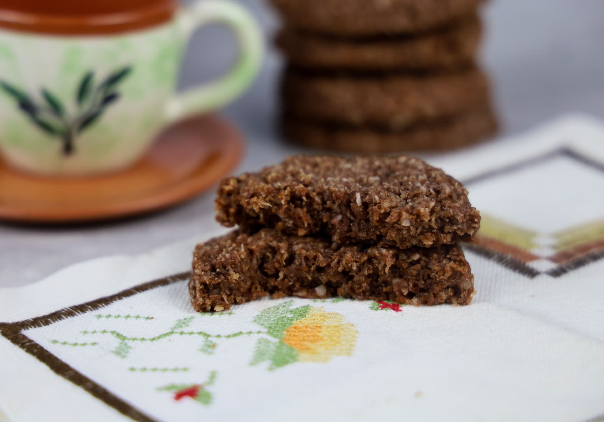 Vegan μπισκότα με κακάο και καρύδα – φωτογραφία 3